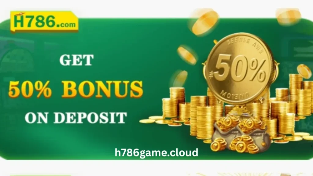Get 50% deposit bonus 